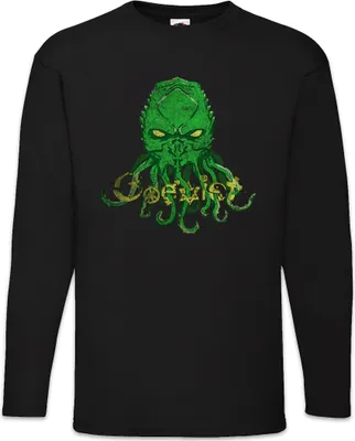 Produktbild von Urban Backwoods Cthulhu Coexist, Langarm T-Shirt, Farbe: Schwarz, Größe: S