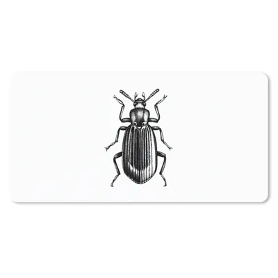 Produktbild von MuchoWow® Mauspad Mousepad Käfer - Tiere - Vintage 60x30 cm - Mousepads - Maus Mat - Pad - Mausunterlage - Nachhaltig