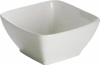 Produktbild von Maxwell & Williams Cashmere Schüssel Eckig, Schale, Salatschüssel, Porzellan, Weiß, 13.5 cm, BC03312