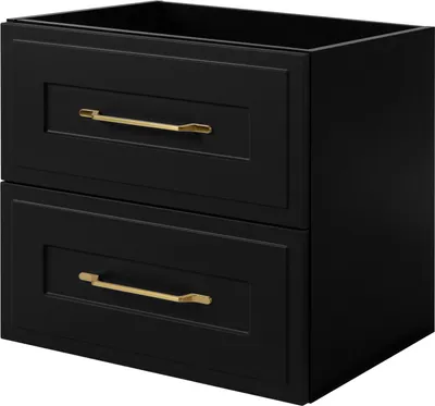 Immagine prodotto di Mobiletto lavabo in stile classico, nero, 60 x 57 x 46 cm