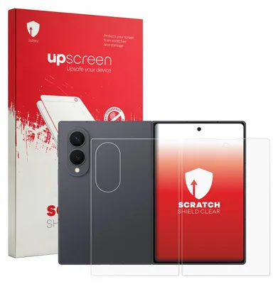 Produktbild von upscreen Schutzfolie für Samsung Galaxy Z Fold 8 (Display+Rückseite) Displayschutz Displayschutzfolie Folie Klar Transparent