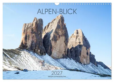 Produktbild von ALPEN-BLICK (Wandkalender 2027 DIN A3 quer), CALVENDO Monatskalender