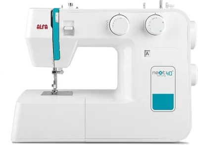 Produktbild von Nähmaschine - Stickmaschine - Haushaltsnähmaschine - Weiße Nähmaschine - Freiarmfunktion - 25 Stichprogramme