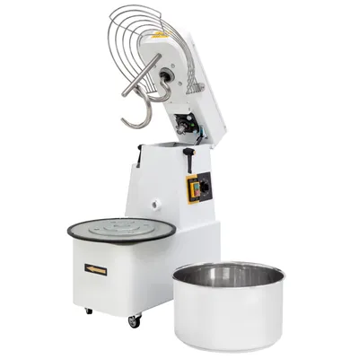 Zdjęcie produktu dla Miesiarka Spiralne Z Wyjmowaną Dzieżą 2 Prędkości 25Kg 88Kg/H Hendi 222928