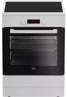 Image de Cuisinière induction 72l 3 feux blanc - Beko - FSE68302MWC -