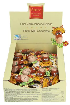 Produktbild von 75er SET Choco - Pferd, lose 10 g / Schokolade / Schoko Pferde