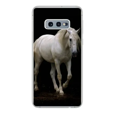 Produktbild von MuchoWow® Handyhülle Schutzhülle Hülle für Samsung Galaxy S10e Pferde - Nutztiere - Schwarz Silikon Softcase Handy Hülle - Handy