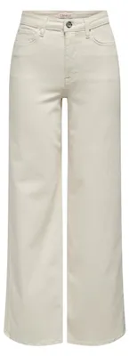 Produktbild von ONLMADISON BLUSH HW WIDE DNM CRO NO Ecru S/30