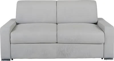 Produktbild von 3-Sitzer-Sofa im Express-Stil  – Farbe: Grau – Maße der Liegefläche: 140 cm – Matratze: 18 cm – CALITO