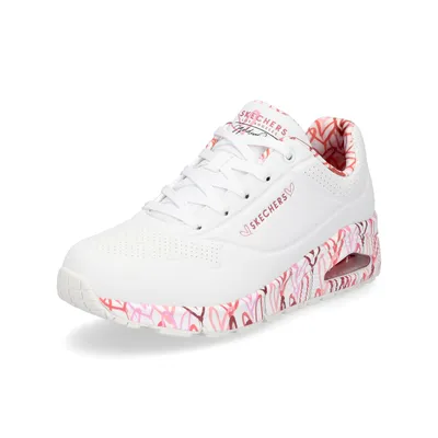 Produktbild von Skechers Damen Sneakers Weiß 155506-WRPK Grösse 39,5