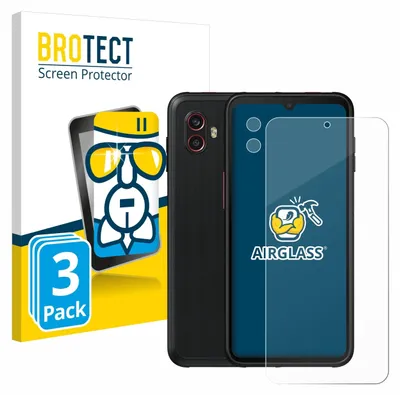Produktbild von 3x BROTECT Schutzglas für Samsung Galaxy XCover 6 Pro (Display+Kamera) Schutzfolie Panzer Folie Glas Display Schutz klar