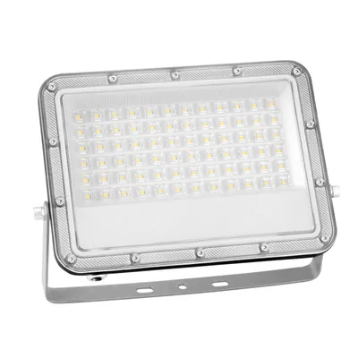 Produktbild von MasterLED LED Außenstrahler 50W 6000lm 5000K IP65 Flutlicht, Heller Wandstrahler Hofbeleuchtung Grau