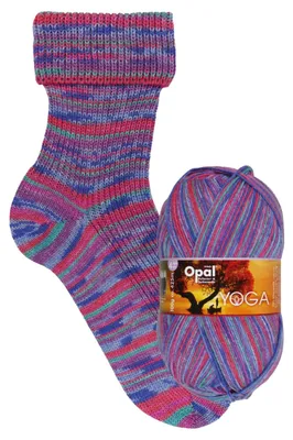 Produktbild von Opal YOGA 4-fach Pullover- und Sockenwolle 100 g, Ruhe, Balance & Gelassenheit 425 m Farbe 11660 - Gedankenwelle