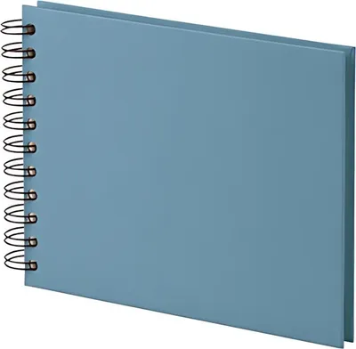 Produktbild von Rössler S.O.H.O., Blau, 40 Blätter, 195 x 145, Spiralbindung, Weiß, 195 mm
