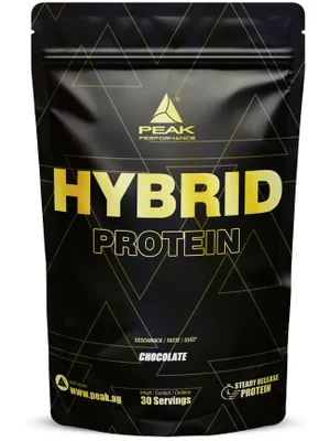 Immagine prodotto di Hybrid Protein - 900g : Cioccolato I 30 porzioni I proteine multicomponente I combinazione ottimale di proteine del latte, proteine isolate del siero e proteine dell'uovo