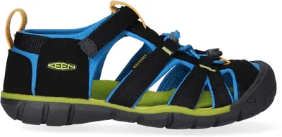 Produktbild von Keen Seacamp II Younger Kids Sandalen Black/Brilliant Blue Größe 27/28