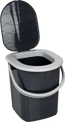 Produktbild von Ökologisches Campingtoilet 22l 120kg Anthrazit
