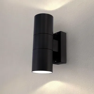 Produktbild von Ledvion - LED Wandleuchte  Luna - Schwarz - GU10 - Beidseitig -  EU -