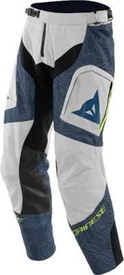 Image de Pantalon de moto en textile Dainese Sterrato, bleu/gris clair, taille 54