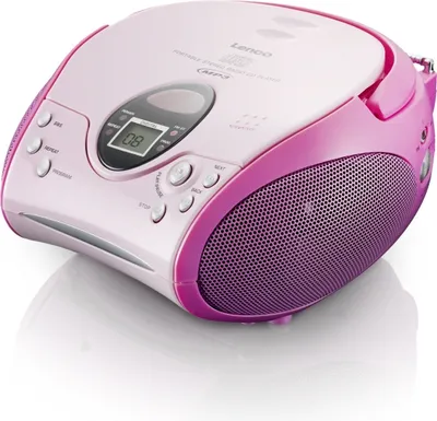 Produktbild von Lenco SCD-24 - Ghettoblaster - ružový Lenco