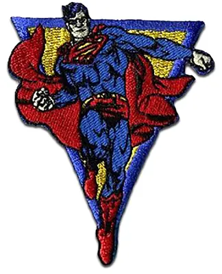 Obrázok produktu pre Superman Stojany - Záplata, nažehľovačka, nažehľovací obrázok, nášivka, nažehľovačka, veľkosť: 7,4 x 5 cm