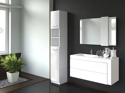 Immagine prodotto di Armadio da bagno Topeshop MARBELA BIEL-POŁ Bianco