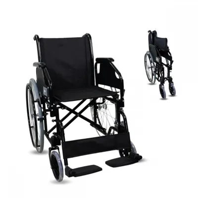 Produktbild von Mobiclinic Rollstuhl faltbar leicht Selbstfahrend Abnehmbare und gepolsterte armlehnen Klappbare fußstützen Manuelle bremse Catedral