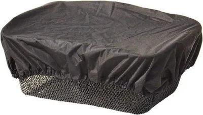 Imagen del producto de Funda protectora impermeable Unyqoos® NICE'n'DRY para cesta de bicicleta, con cordón elástico, 100% poliéster, para cestas de hasta aproximadamente 40 x 50 cm, color