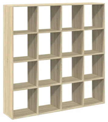 Image de vidaXL Bibliothèque Chêne Sonoma 137,5x29x137,5 cm Matériau dérivé du bois