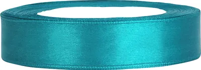 Produktbild von Satinband türkis B:12mm, L:25m