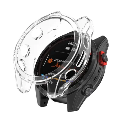 Produktbild von Strap-it Garmin Fenix 7 (Solar) TPU-Hülle (Transparent)