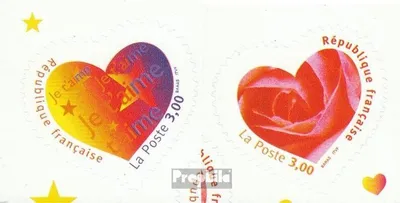 Produktbild von Briefmarken Frankreich 1999 Mi 3361-3362 (kompl.Ausg.) postfrisch Grußmarken