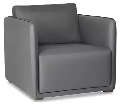 Produktbild von Sessel Couch Polster Sitz Designer Textil 1 Sitzer Couchen Polster Grau