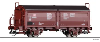Zdjęcie produktu dla Tillig 17654 – wagon z przesuwanym dachem i ścianami firmy DB AG