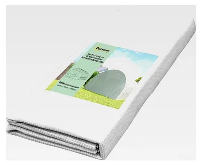Produktbild von Gewächshausfolie 3 x 6 m, wasserdichte Polyethylenfolie mit Rolltür, 12 Fenster, UV-Schutz, reißfeste Gartenfolie für Folientunnel
