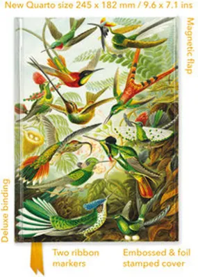 Productafbeelding van Ernst Haeckel: Kolibries (Foiled Quarto Journal)