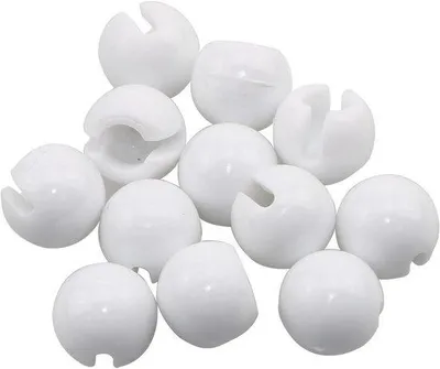 Image de Supports pour rideaux - Montage facile - 12 pièces - Blanc - Plastique