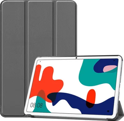 Produktbild von Huawei MatePad 10.4 Hülle - Tri-Fold Ständer Klapphülle - Grau