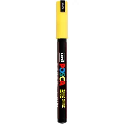 Produktbild von Uni-Ball uni POSCA PC-1MR, Gelb, Schwarz, Gelb, Bullet
