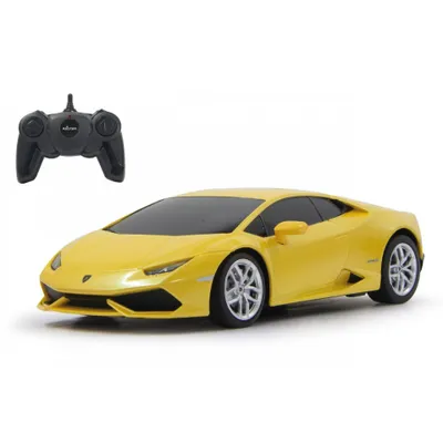 Zdjęcie produktu dla Samochód zdalnie sterowany Lamborghini Huracán LP610-4 w kolorze żółtym w skali 1:24