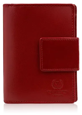 Obrázek produktu pro Dámská kožená peněženka, červená, střední velikost, s RFID ochranou, Paolo Peruzzi AL-04-RD