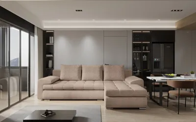 Produktbild von Kaiser Möbel Elegantes und modernes Ecksofa TOMI Abriamo Rosa Rechts