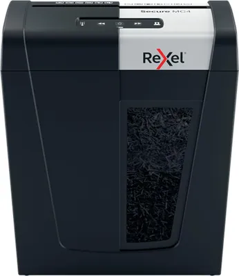 Immagine prodotto di Rexel Secure MC4 distruggi documenti Taglio a frammenti 60 dB Nero, Argento