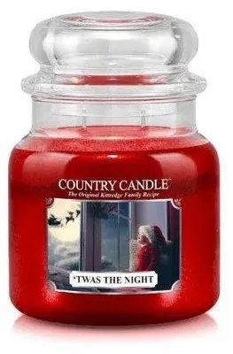 Productafbeelding van Country Candle 'Twas the Night, geurkaars, medium formaat, met 2 lonten (453 g)