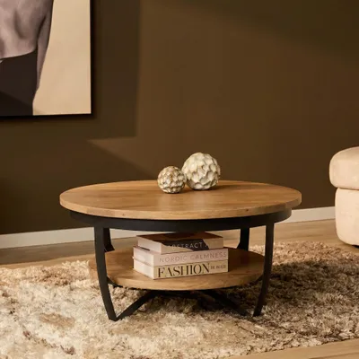 Produktbild von Starfurn Couchtisch Paras, Naturhelles Mangoholz, 70 cm