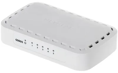 Produktbild von NETGEAR GS605, Unmanaged, L2, Gigabit Ethernet (10/100/1000), Vollduplex