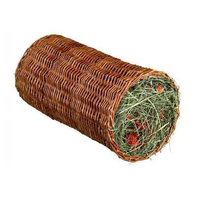Produktbild von Trixie Pure Nature Weidentunnel mit Heu 15 x 33 cm