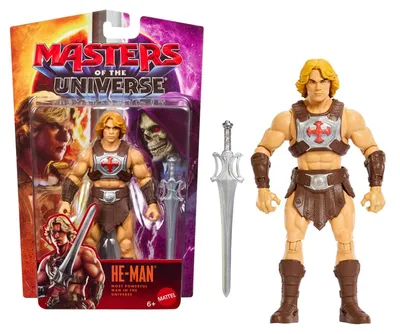 Produktbild von Actionfigur Spielzeugfigur He-Man - 14 cm - Beweglich - Ab 6 Jahren - Mit Schwert