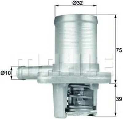 Produktbild von Mahle Thermostat für Renault Clio Twingo