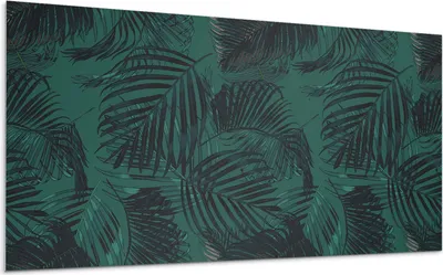 Produktbild von Palmblätter Im Hintergrund – Selbstklebende Fliesen – Wandverkleidung – Wandpaneel – PVC Fliesen – Vinylflisen – PCV Flisen – Selbstklebend – Wanddeko – 10 Stück 100 x 50 cm